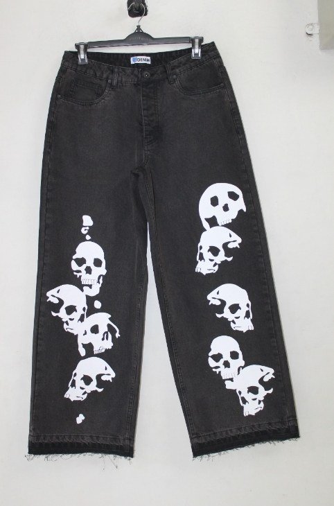 Women’s Printed Denim Jeans – Designer Pattern Wash